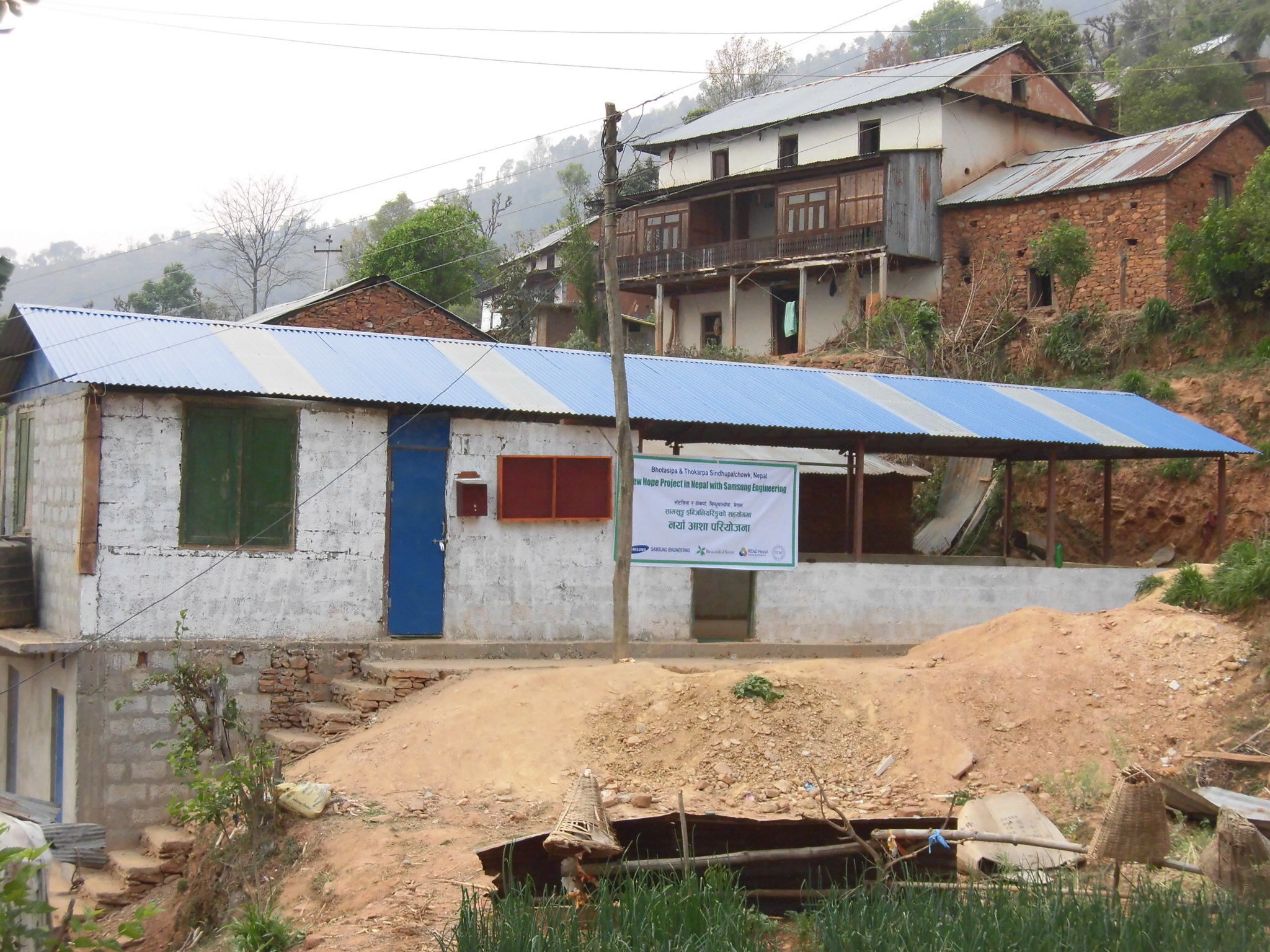 신두팔촉 보치파 지역(Bhotsipa VDC)에 건립된 커뮤니티센터